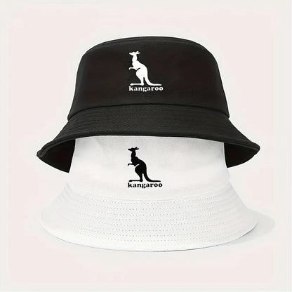 Goodvery Animal Kangaroo Pattern Printed Fisherman Hat
