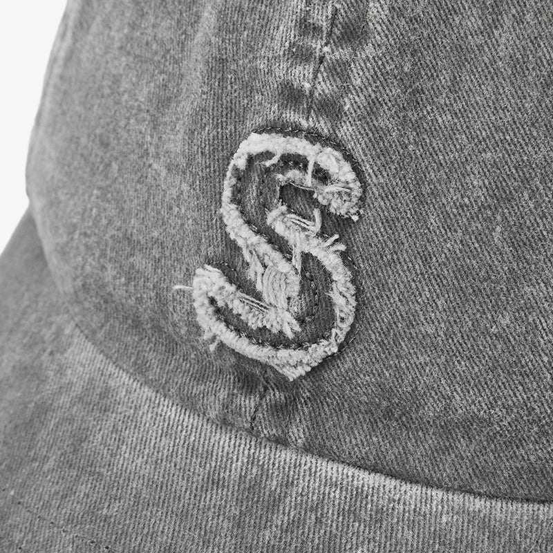 Men Washed Denim Baseball Cap Cotton