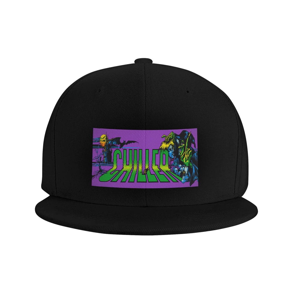 Chiller Retro Arcade Gaming Graphic Snapback Cap
