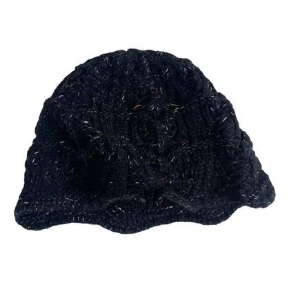 Women Handmade Crochet Wide Brim Fisherman Hat