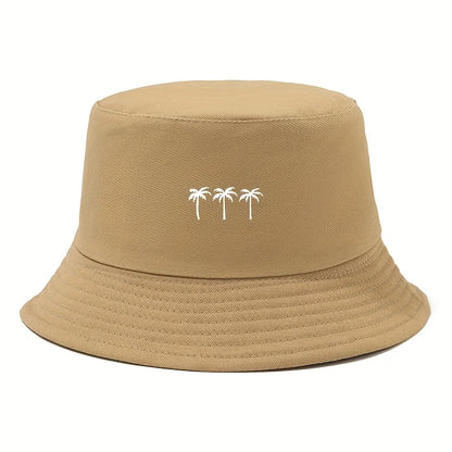 Coconut Print Beach Leisure Bucket Hat