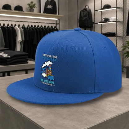 New Steam Train Pattern Unisex All Match Cap