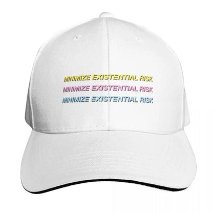 Bostrom Minimize Existential Risk Cotton Twill Baseball Cap