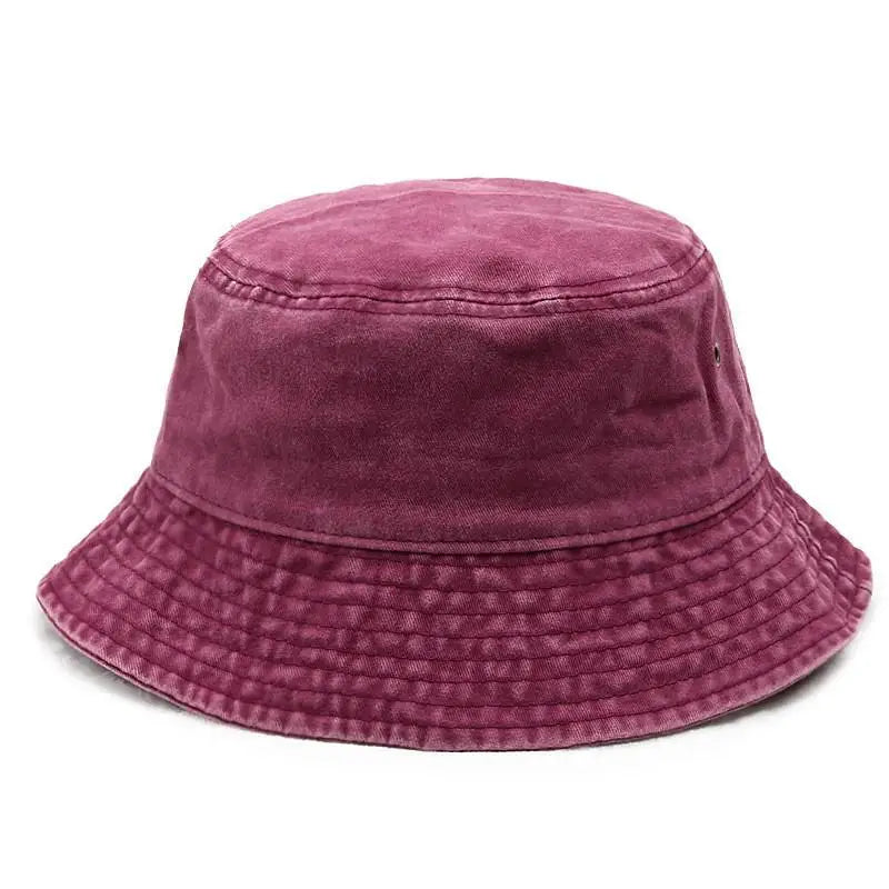 Vintage Washed Denim Bucket Hat