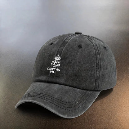 Keep Calm Drive MG Baseball Cap