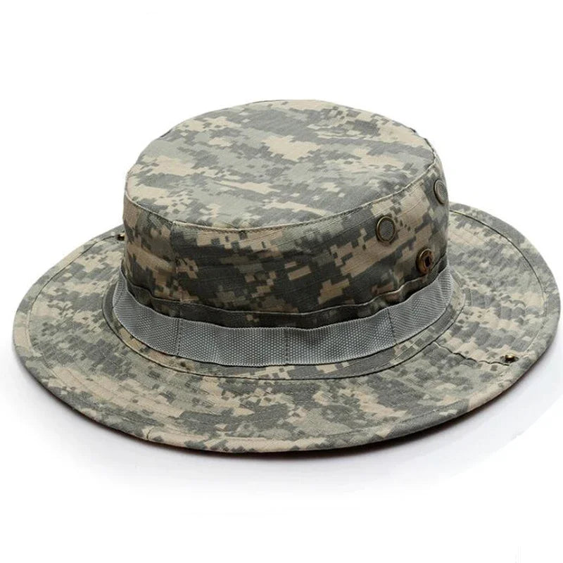 Woodland Camouflage Tactical Outdoor Boonie Bucket Hat