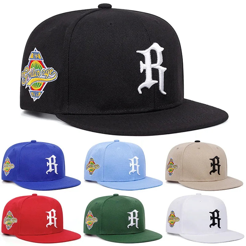 Primary Logo Embroidered Adjustable Hip-Hop Snapback Cap