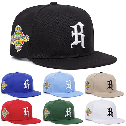 Primary Logo Embroidered Adjustable Hip-Hop Snapback Cap