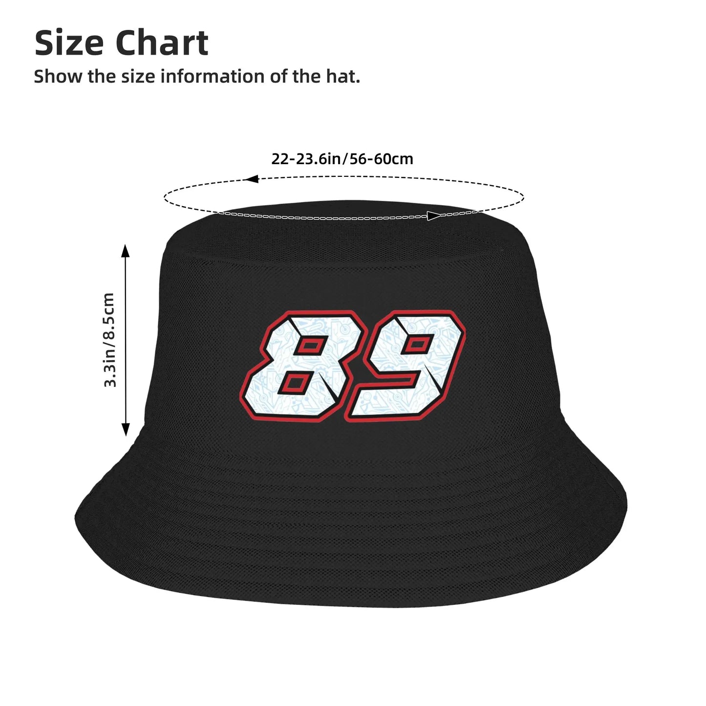 Unisex Jorge Martin 89 Bucket Hat Foldable Fisherman