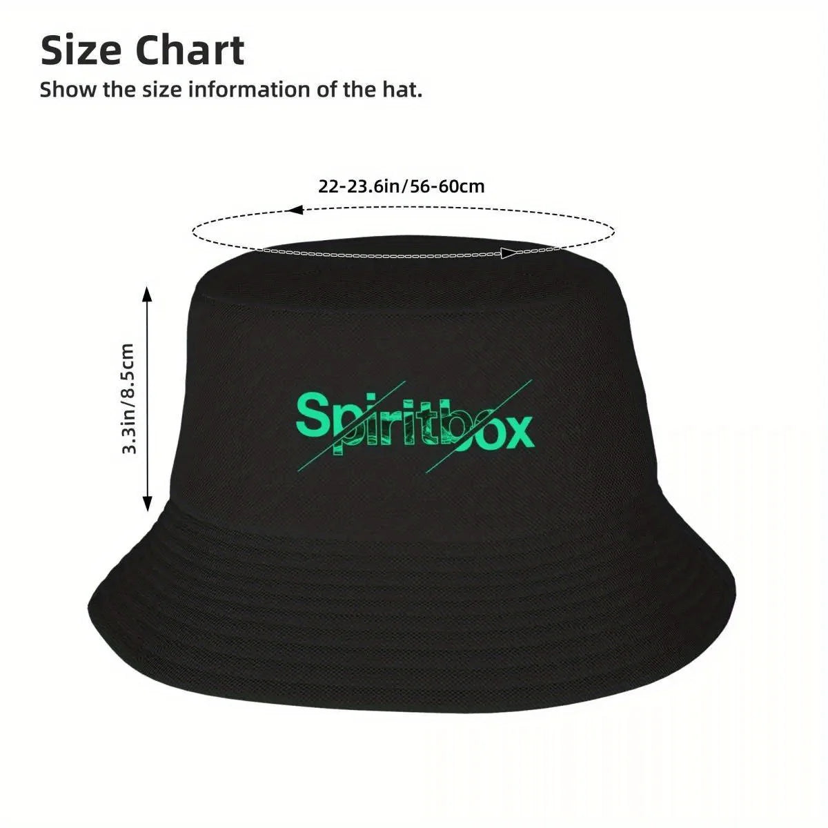 New Est Spiritbox New Logo Bucket Hat Wear Anime