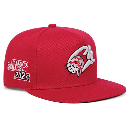 CH Tennis Embroidery Hip Hop Snapback Cap