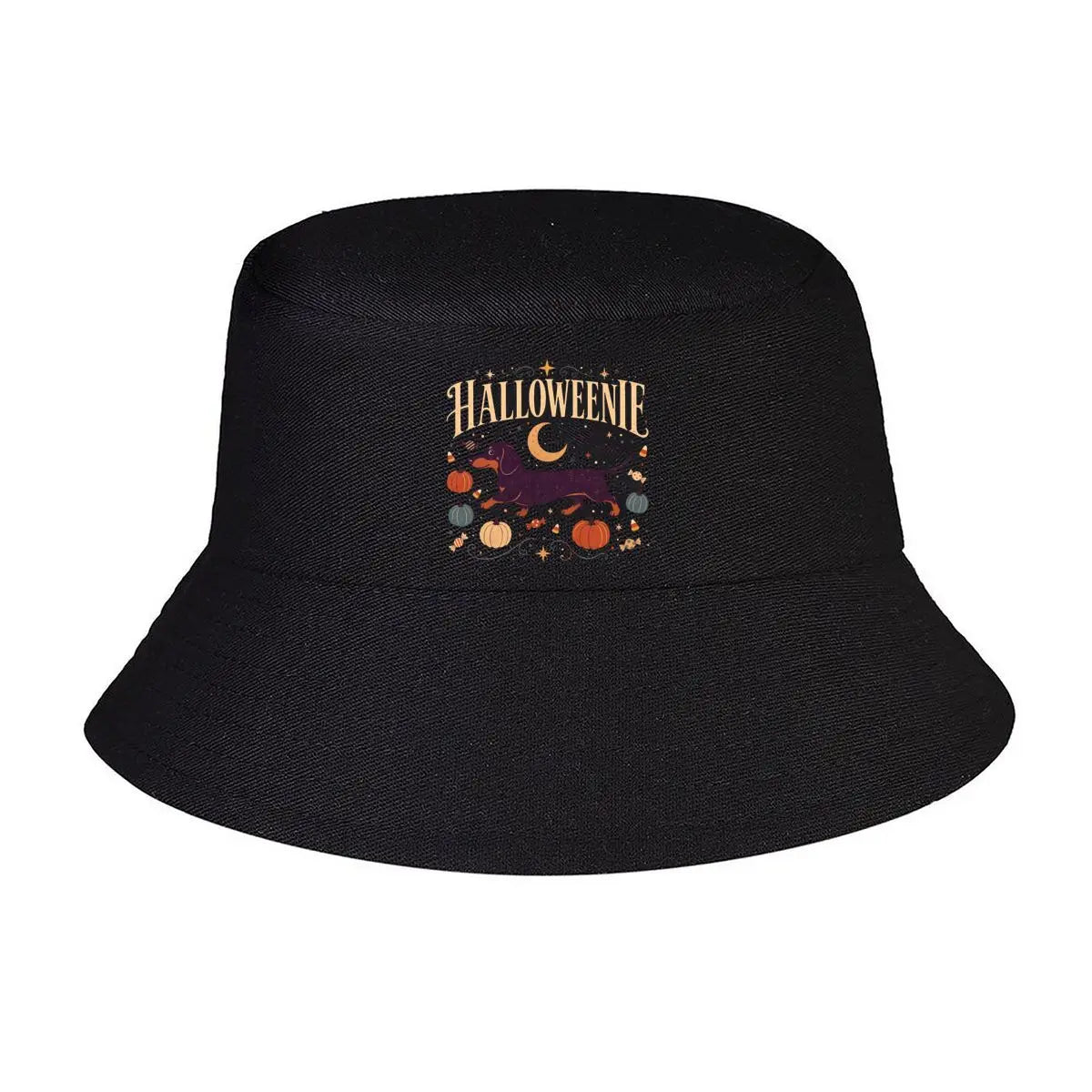 Vintage Halloween Dachshund Bucket Hat