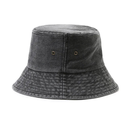 Washed Bucket Hat Vintage Fishing Hat Sun Protection Outdoor