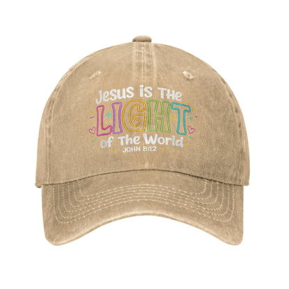 Jesus Is The Light Of The World Baseball Cap