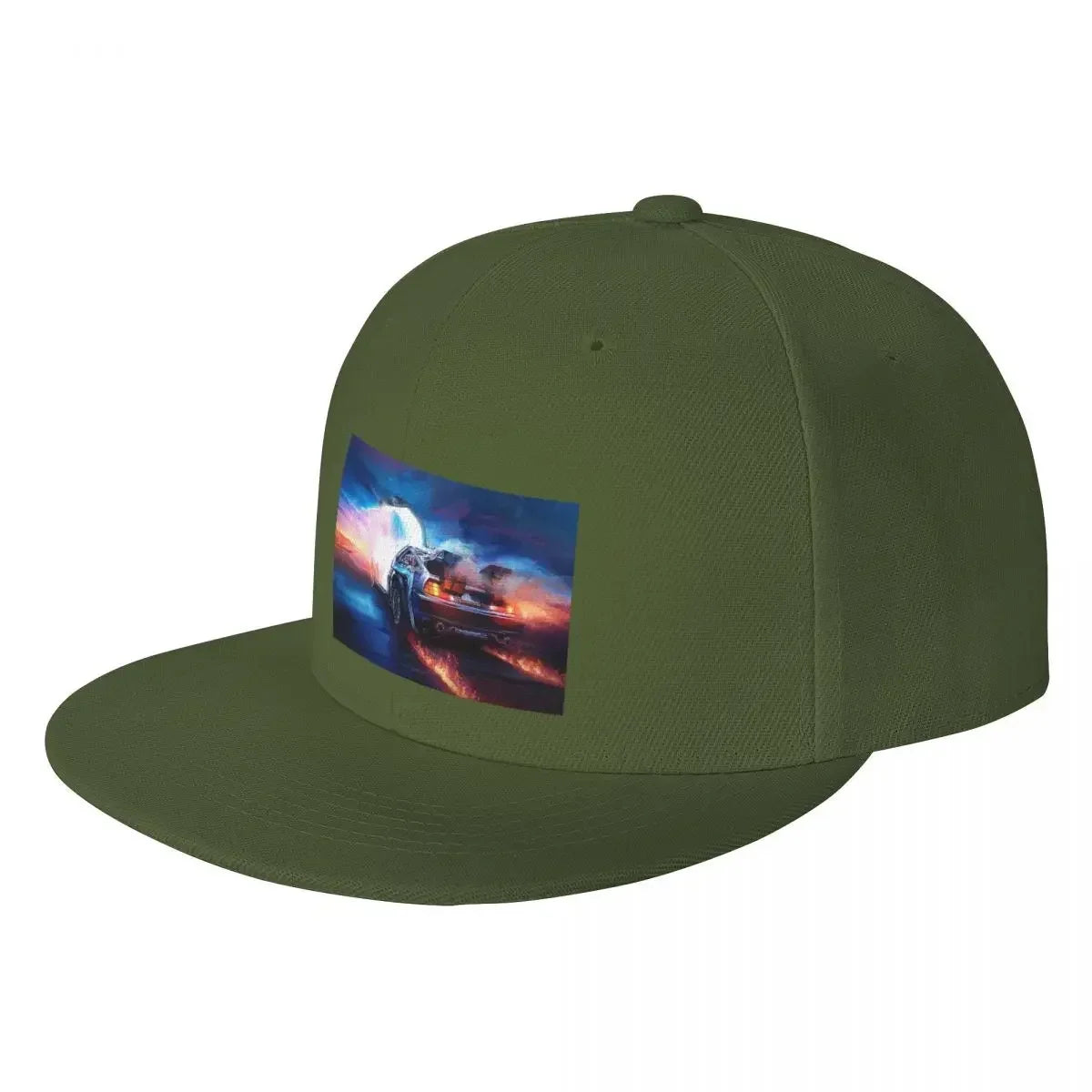 Back To The Future Delorean Time Machine Snapback Cap