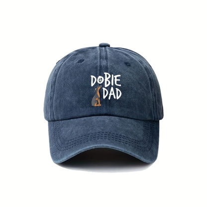 Dobie Dad Washed Baseball Cap