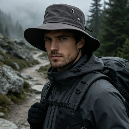Breathable Wide Brim Outdoor Fishing Bucket Hat