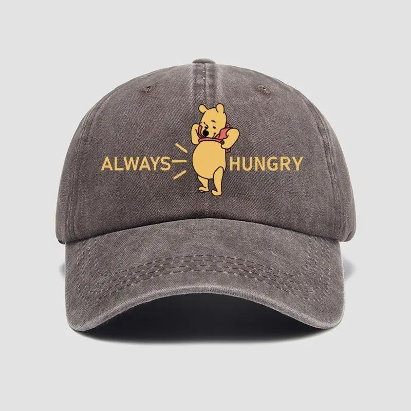 Cute Pooh Bear Adjustable Baseball Cap
