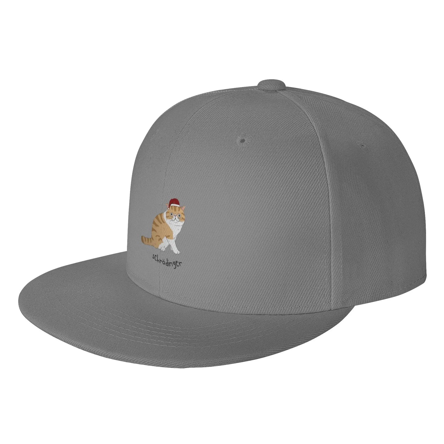 Schrodinger Christmas Cat Snapback Cap