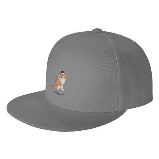 Schrodinger Christmas Cat Snapback Cap