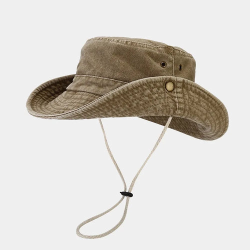 Four Seasons Cotton Solid Bucket Hat