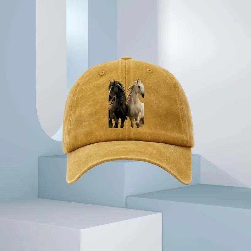 3D Horse Print Fashion Baseball Cap