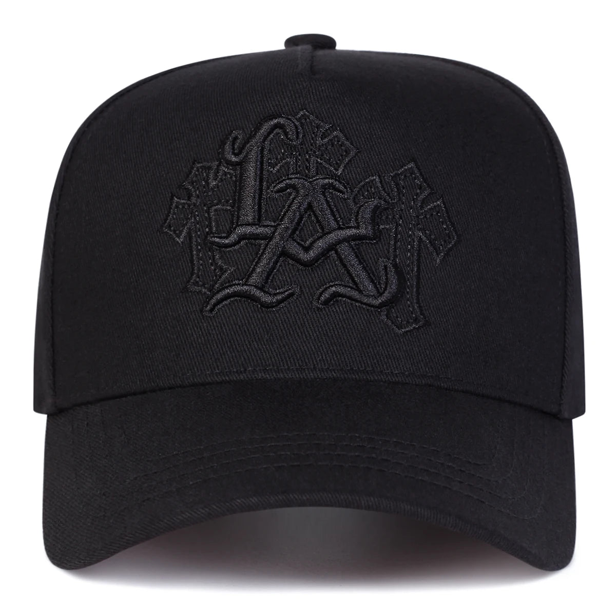 LA Cross Embroidery Outdoor Baseball Cap
