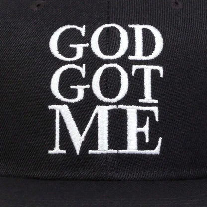 Unisex GOD GOT ME Embroidered Snapback Cap