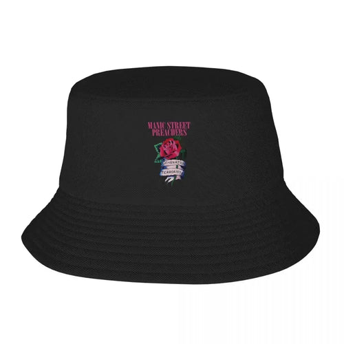 Retro Wels Manic Graphic Unisex Bucket Hat Design