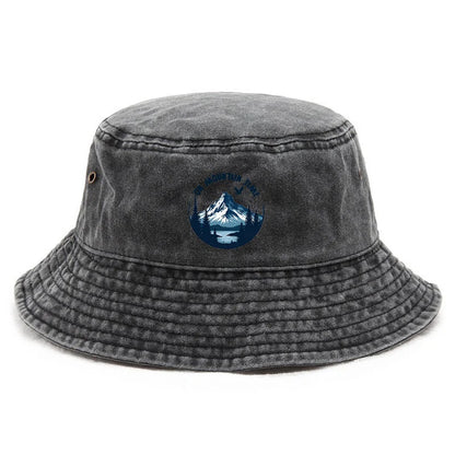 Customize Snow Peak Cotton Washed Bucket Hat Vintage