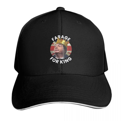 Nigel Farage For King Of Great Britain Baseball Cap