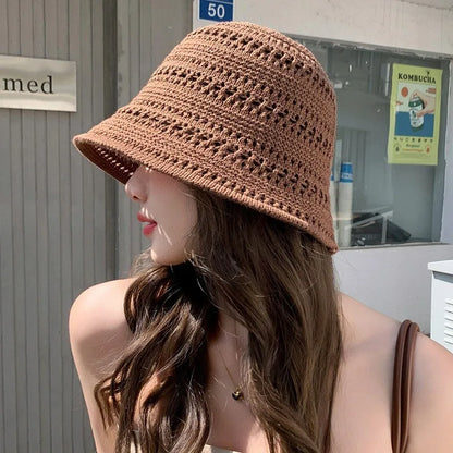Summer Fashion Wide Brim Bucket Hat