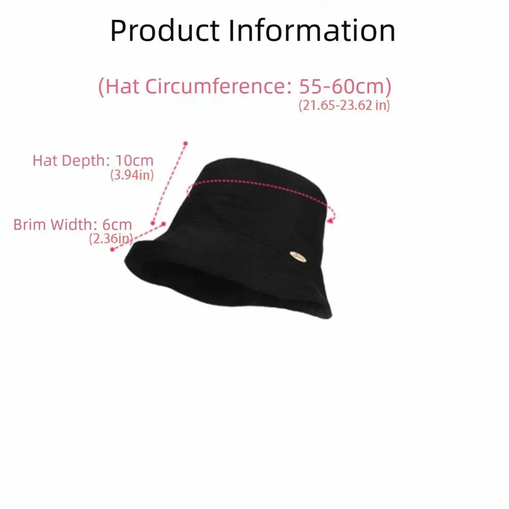 Foldable Wide Brim Breathable Summer Bucket Hat