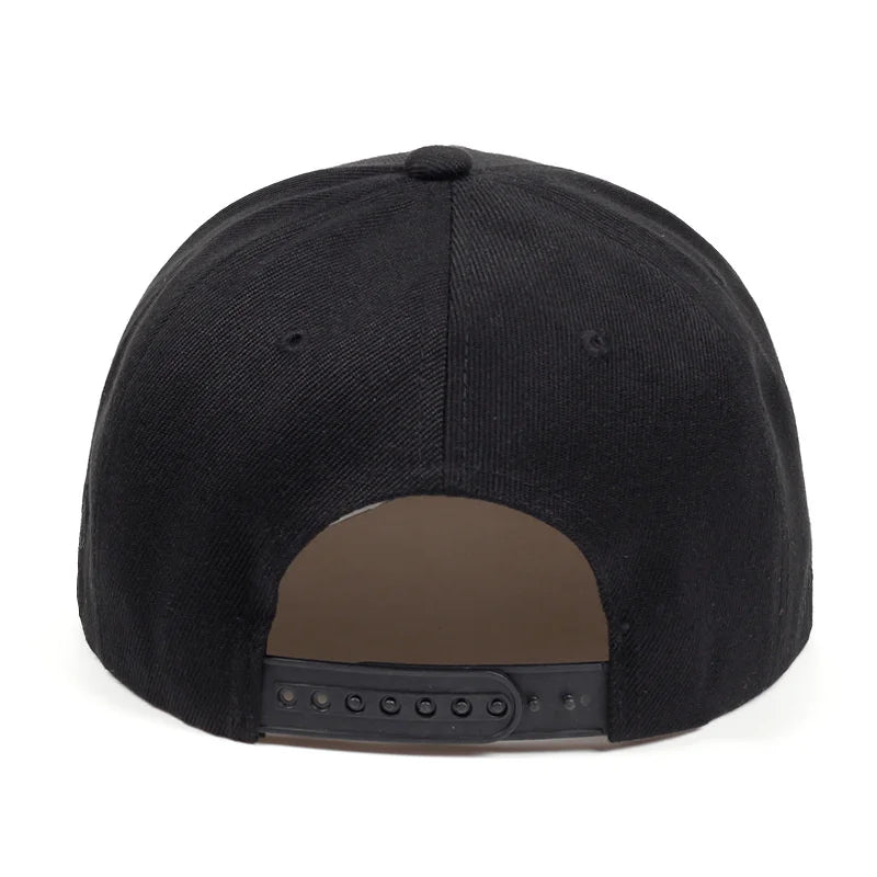 Unisex Simple X Letter Embroidered Snapback Cap