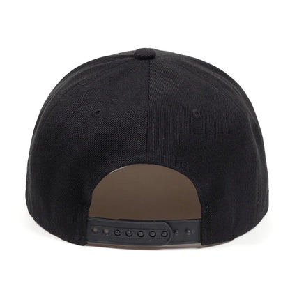 Unisex Simple X Letter Embroidered Snapback Cap