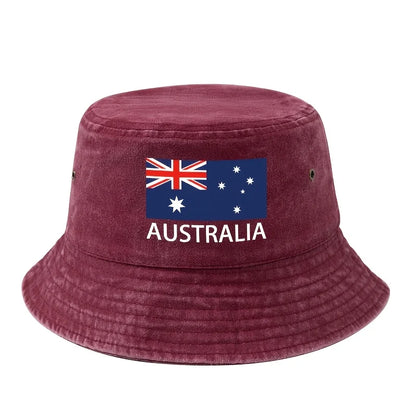 Football Event 2026 Printed Australian Flag Bucket Hat