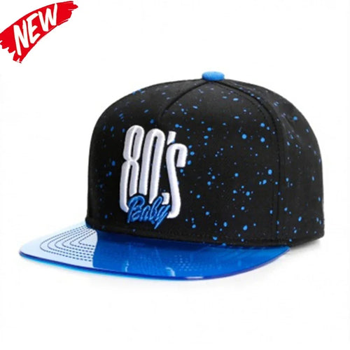 80baby Digital Embroidery Baseball Cap Unisex Hip Hop Snapback