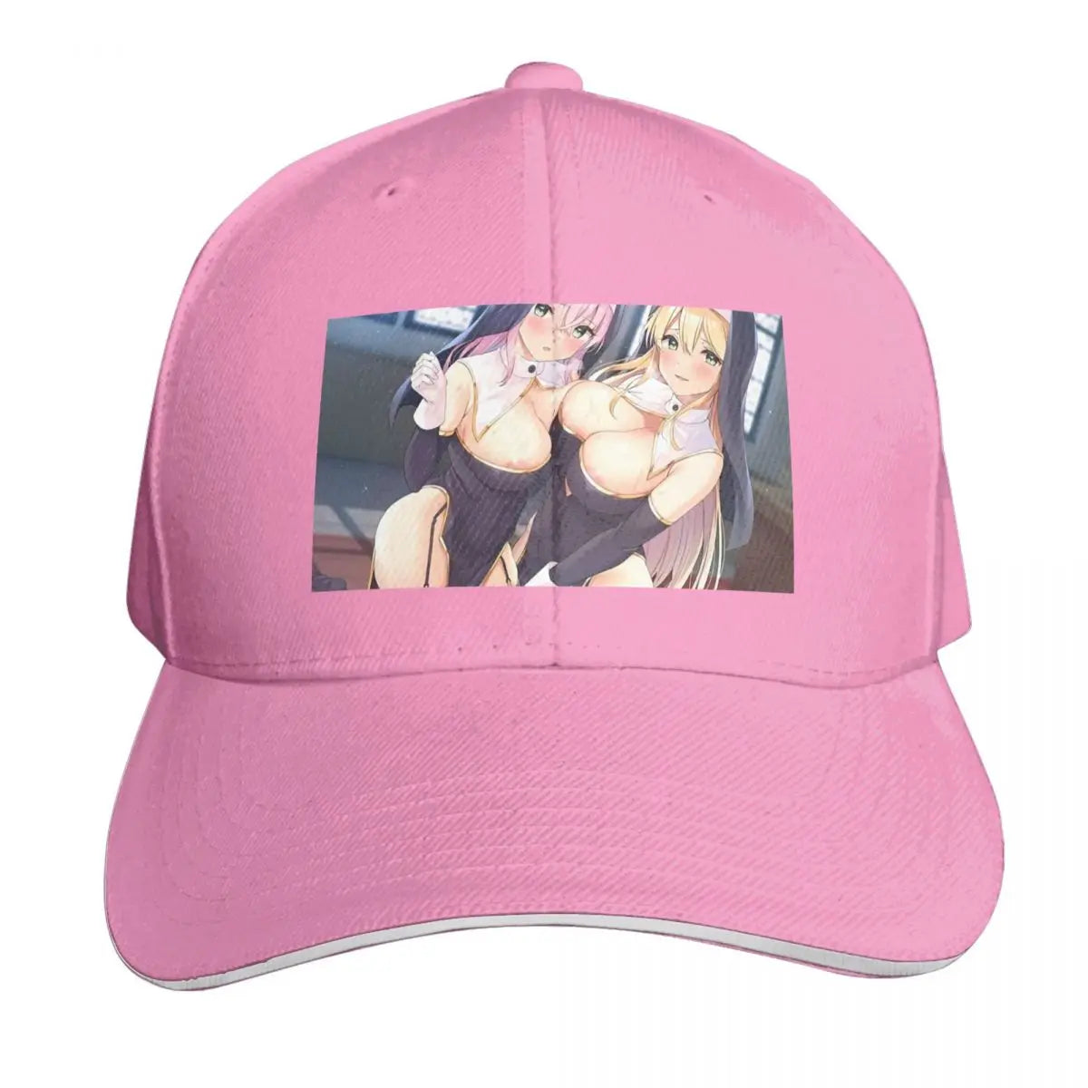 Anime Girl Poster Adjustable Curved Brim Baseball Cap