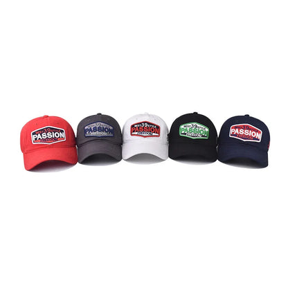 Unisex Cotton Washed Baseball Cap Men Letter Embroid Vintage