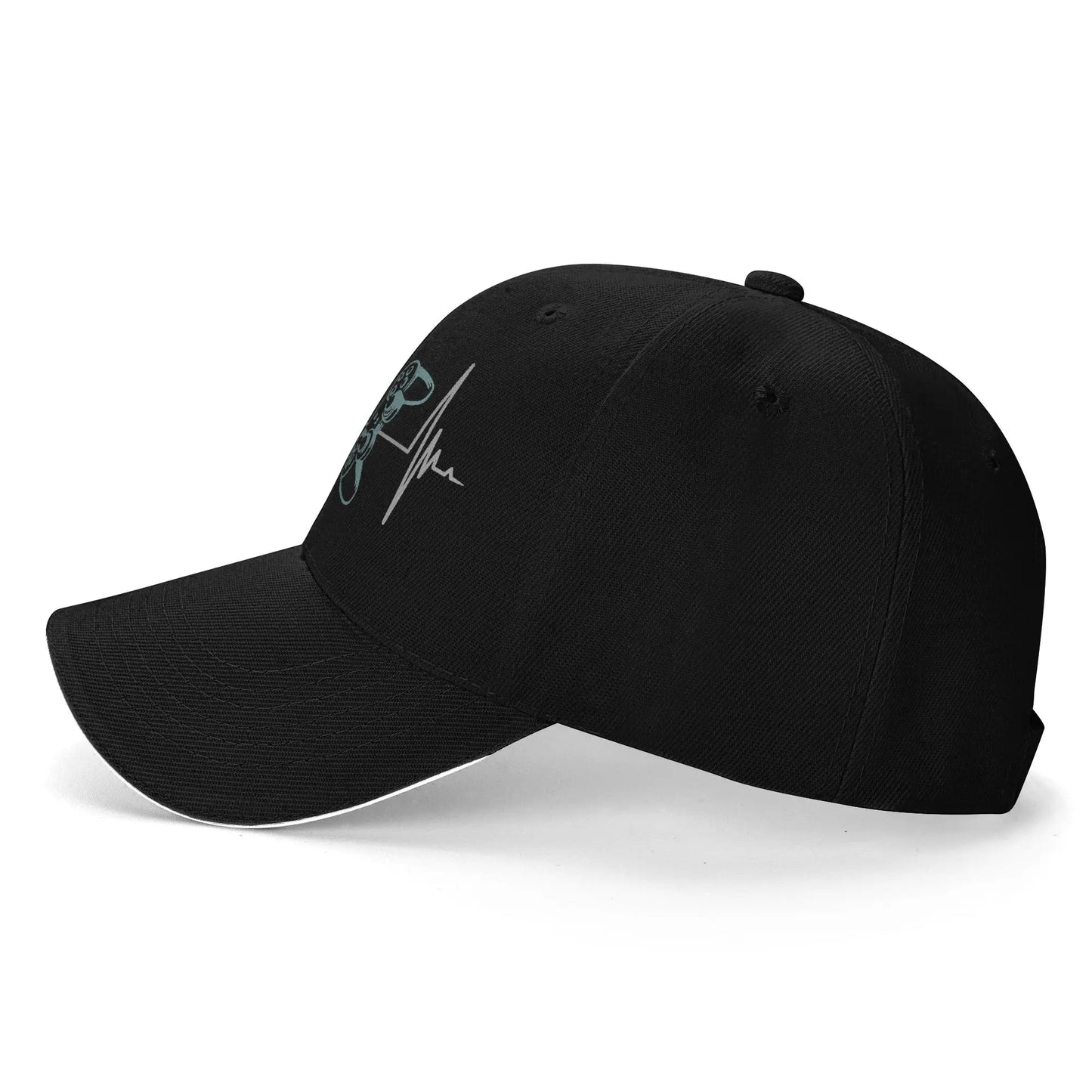 Gamer Controller Heartbeat Trucker Baseball Cap