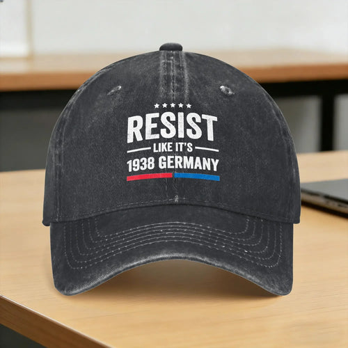 Resist 1938 Germany Vintage Baseball Cap