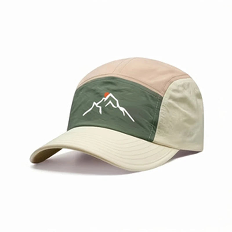 1pc Trendy Outdoor Style Patchwork Baseball Cap