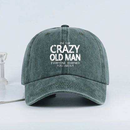 Crazy Old Man Baseball Cap