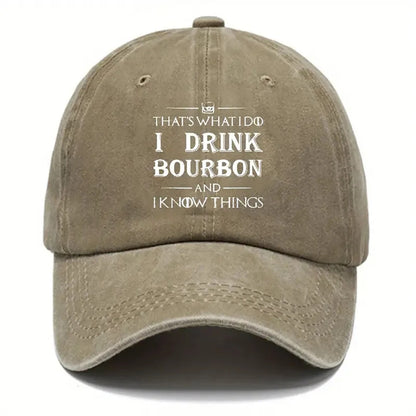 Bourbon Whiskey Vintage Baseball Cap