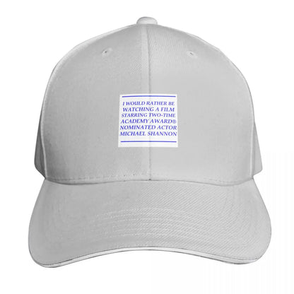 Michael Shannon Vintage Retro Baseball Cap