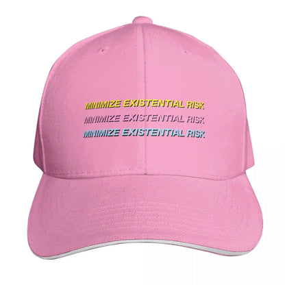 Bostrom Minimize Existential Risk Cotton Twill Baseball Cap