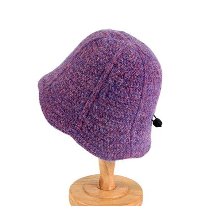 Women Adjustable Knitted Winter Bucket Hat