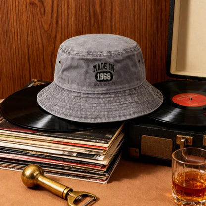 Washed Bucket Hat Vintage Fishing Hat Sun Protection Outdoor