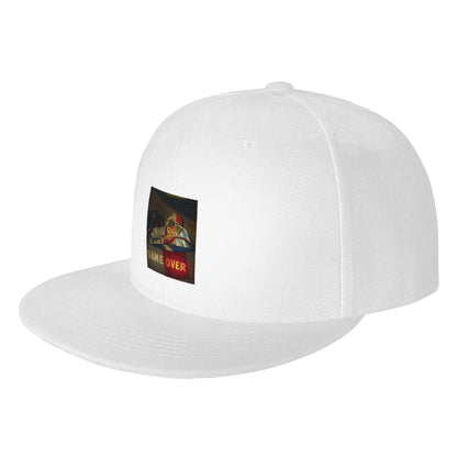 70s Pinball Game Over Art Snapback Cap