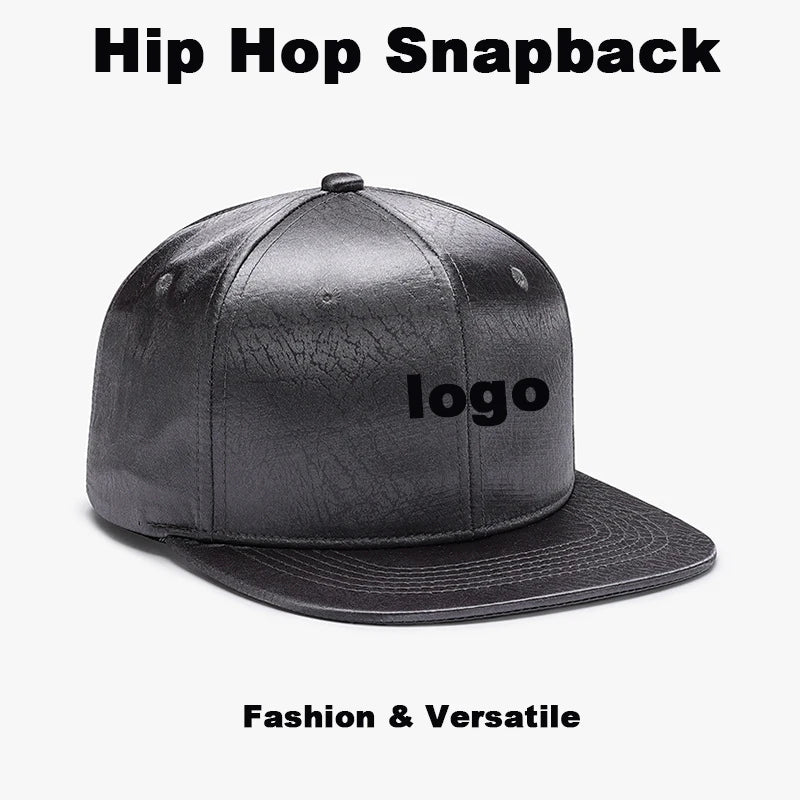 Custom Logo Hard Crown Adjustable Unisex Hip-Hop Snapback Cap